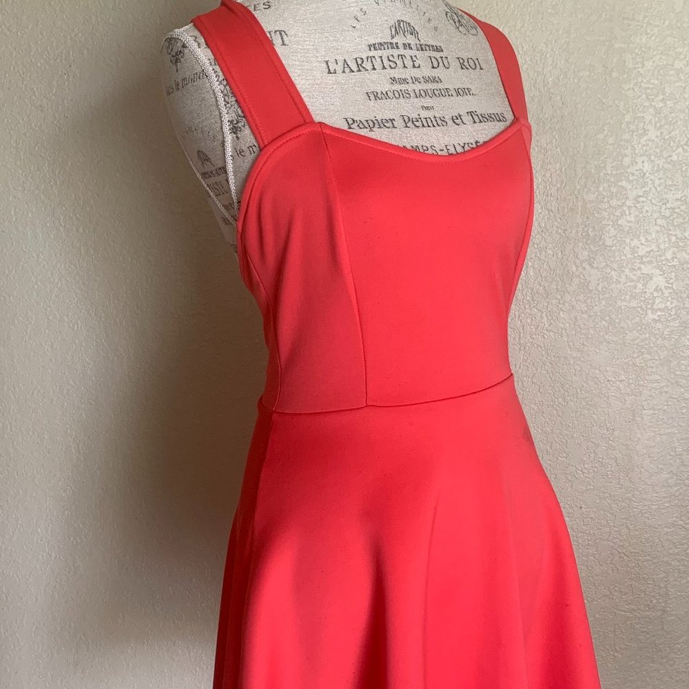 Coral Red Party Dress